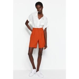 Trendyol Tile Regular Fit Pocket Woven Shorts