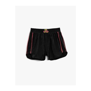 Koton Mini Shorts with Ribbon Detail and Elastic Waist