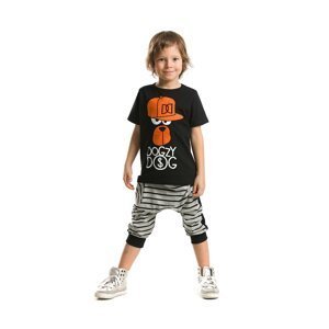 Mushi Dd Hiphop Boys T-shirt Capri Shorts Set