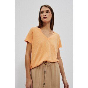 WOMEN'S T-SHIRT L-TS-4049 PEACH