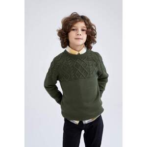 DEFACTO Boy Regular Chino Crew Neck Pullover