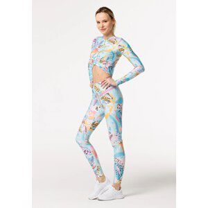 Bittersweet Paris Woman's Pastel Fiesta Spark Leggings CPW-LEG-SPARK-Print BSP1490