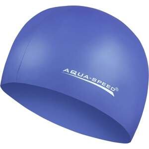AQUA SPEED Unisex's Swimming Cap Mega Navy Blue Pattern 17
