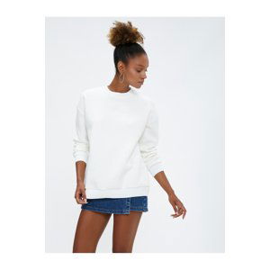 Koton Basic Sweatshirt Crew Neck Long Sleeve