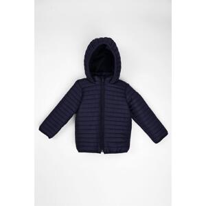 zepkids Boys' Navy Blue Color Fleece Hooded Coat.