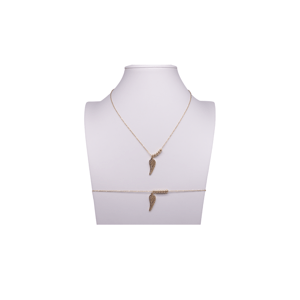 Stainless steel necklace G2211-1-6 gold