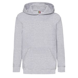 Grey children's sweatshirt Classic kangaroo Fruit of the Loom