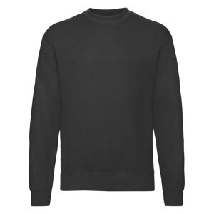 Men's Black Sweatshirt Set-in Sweat Fruit of the Loom