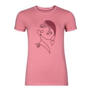 Women's T-shirt nax NAX GAMMA dusty rose
