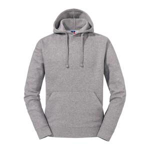 Grey melange men's hoodie Authentic Russell