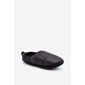 Men's Insulated Slippers Black Big Star