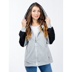 Women's sweatshirt GLANO - light grey