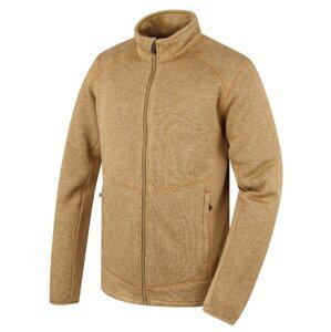 Men's HUSKY Alan M beige Zip Fleece Sweater
