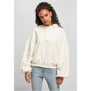 Women's Organic Oversized Terry Cloth Hooded Whitesand