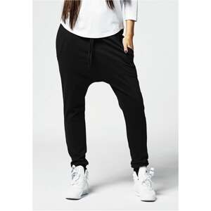 Women's lightweight fleece trousers Sarouel black