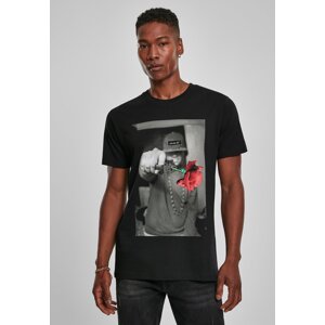 Mister Tee Pistol Rose Tee Black