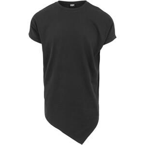 Asymmetrical long black t-shirt