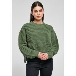 Women's wide oversize sweater sage
