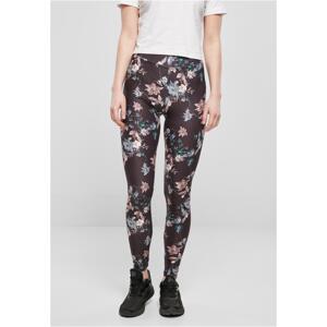 Women's Soft Black Leggings AOP