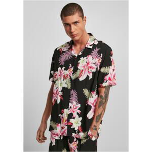 Viscose AOP Resort Shirt darkjungle