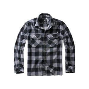 Jeff Fleece Long Sleeve Shirt Black/Grey