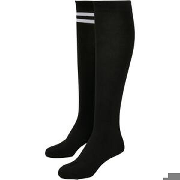 Women's College Socks 2-Pack Black