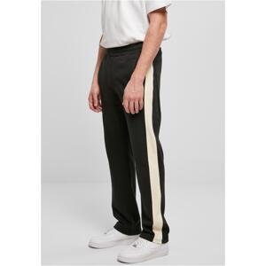 Black striped trousers