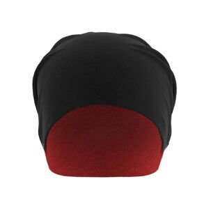 Jersey cap reversible blk/red