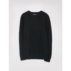 Big Star Man's Sweater 161027 Navy Blue Wool-403