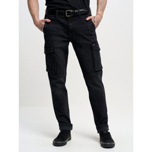 Big Star Man's Tapered Trousers 190063 Black Denim-905