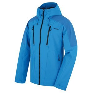 Men's softshell jacket HUSKY Sevan M neon blue