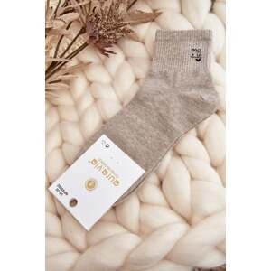 Women's cotton socks grey