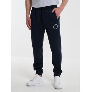 Big Star Man's Sweats Trousers Non Denim 350001 Navy Blue 403