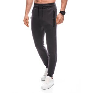 Edoti Men's sweatpants with zippered pockets EM-PASK-0102