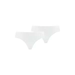 2PACK women's thong Puma white