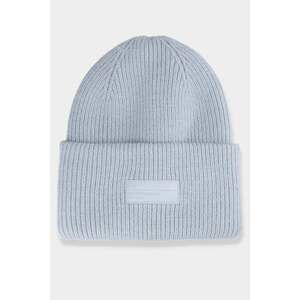 Women's winter hat with 4F logo blue