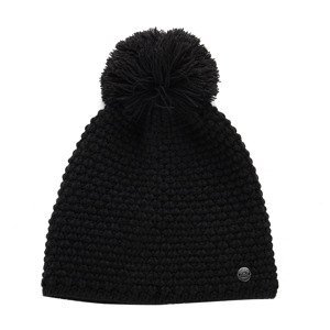 Winter hat with pompom ALPINE PRO GRANE black