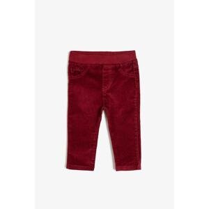 Koton Burgundy Girls' Trousers