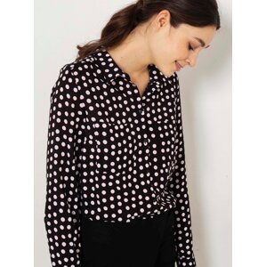 Black Polka dot shirt CAMAIEU - Women