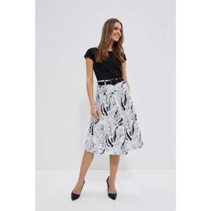 Patterned cotton skirt