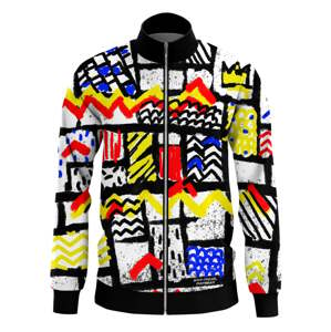 Mr. GUGU & Miss GO Man's Mondrian Track Jacket S-W-526 1409