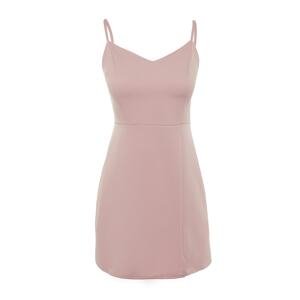 Trendyol Pink Petite Strappy Woven Dress