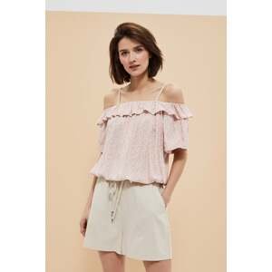 COLD ARMS SHIRT WITH FRILLS