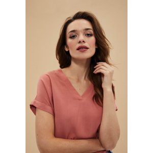 Plain viscose shirt