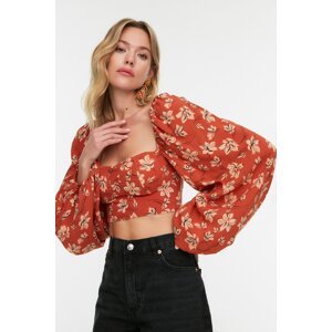 Dámsky Crop Top Trendyol Floral