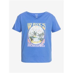 Blue Girl T-Shirt Roxy Give Me Everything - Girls