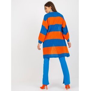 OCH BELLA blue-orange cardigan with wide sleeves