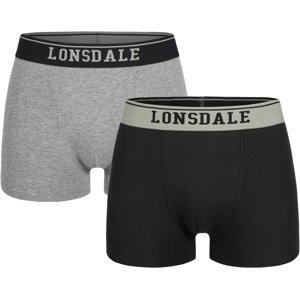 Pánske boxerky Lonsdale 113859-Grey/Black