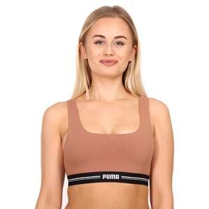 Women's sports bra Puma brown