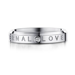 Stainless steel ring - Eternal love